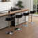 Ginko Swivel Upholstered Adjustable Height Counter Stool with Metal Frame