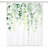 Floral Shower Curtain with Hooks Included-1706553759