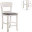 Ensemble de 2 chaises de salle à manger à hauteur de comptoir contemporaines