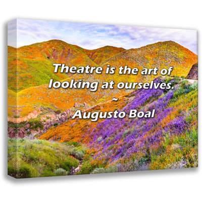 Augusto Boal Quote: Theatre is the art of looking at ourselves.