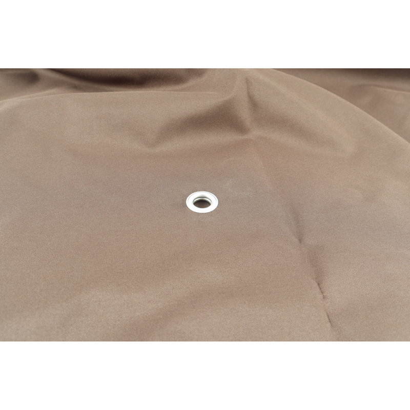 Toile de remplacement pour gazebo 10x10 pi d'extérieur - Double niveau, protégée, hydrofuge, circulaire, niveau de couverture brun, imperméable, voilée