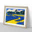 Pop Bluebell Field 1 Piece Single Picture Frame Painting-1451553217-1451553279