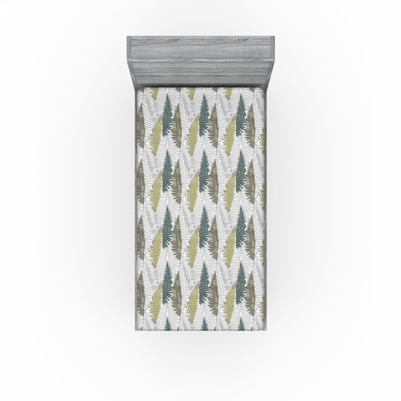 Drap-housse Ambesonne Forest, Drap-housse de taille simple