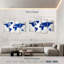 Carte du monde Aliaz en bleu-108886446
