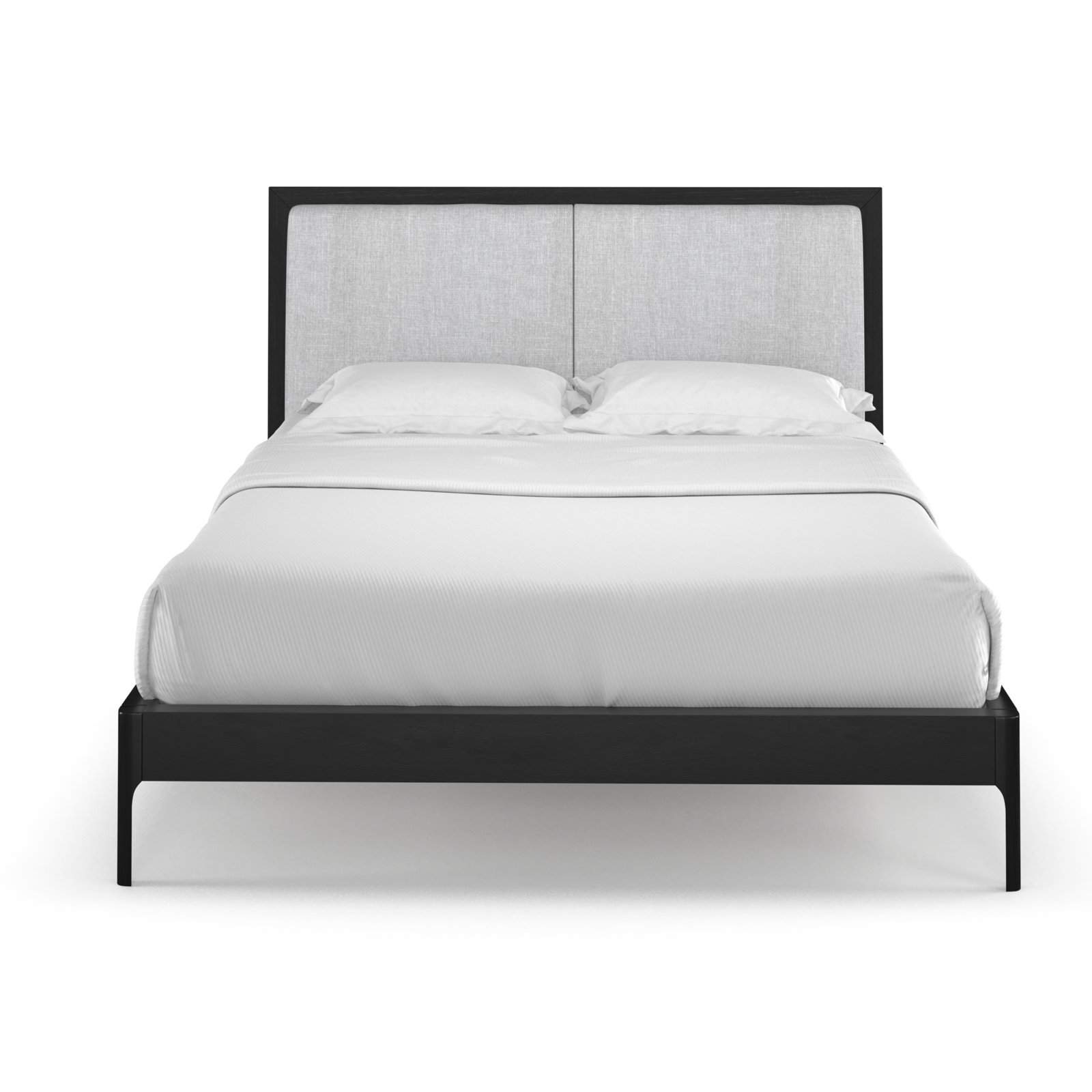 Chisa Upholstered Bed, King, Black
