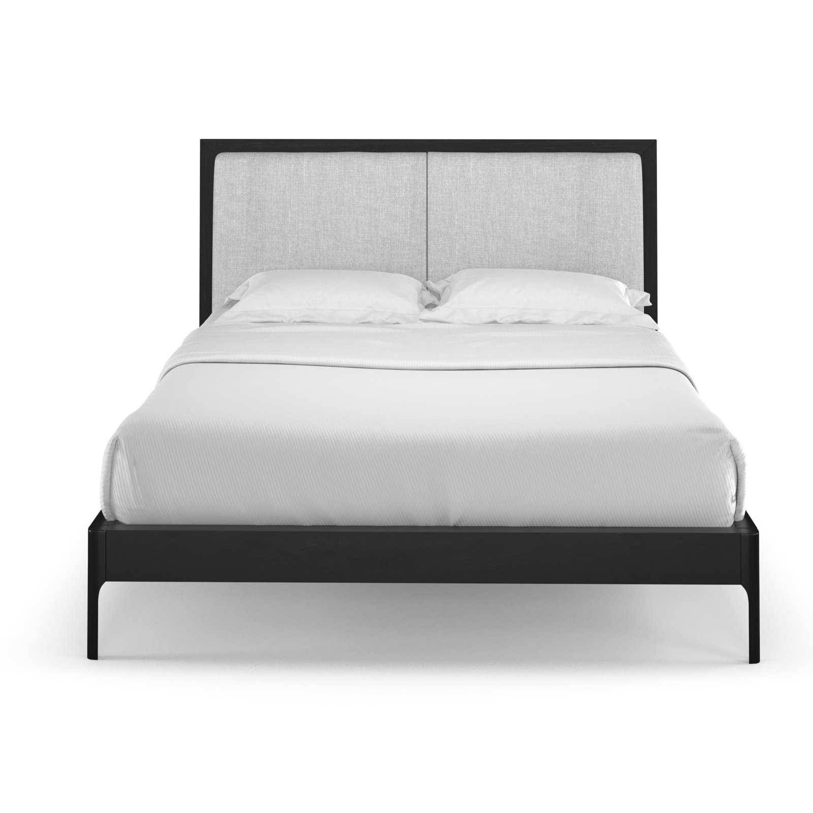 Chisa Upholstered Bed, King, Black