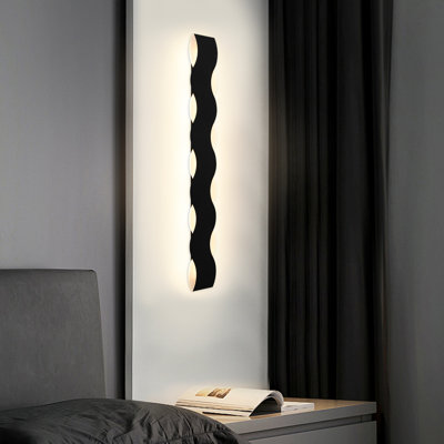 31.5-Inch Modern Warm-Tone Wired Wall Sconce