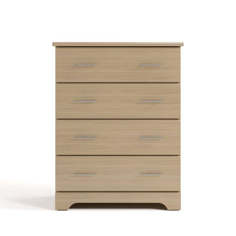 Commode 4 tiroirs Brookside, Bois flotté