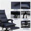 Fauteuils inclinables de bureau de luxe, cadre en acier réglable, design moderne, confort à la maison