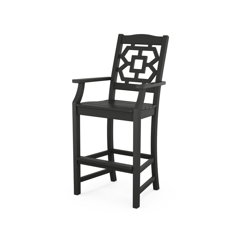 Ensemble repas pour 6 personnes Chinoiserie, Noir