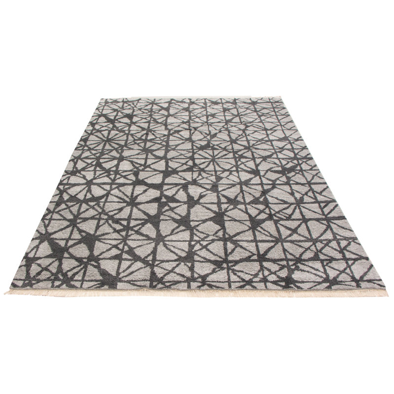 Tapis gris clair Grogan 8 pi 11 po x 11 pi 8 po
