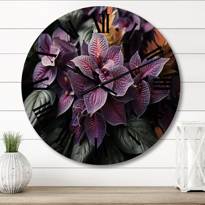 Horloge murale en bois massif Mirush