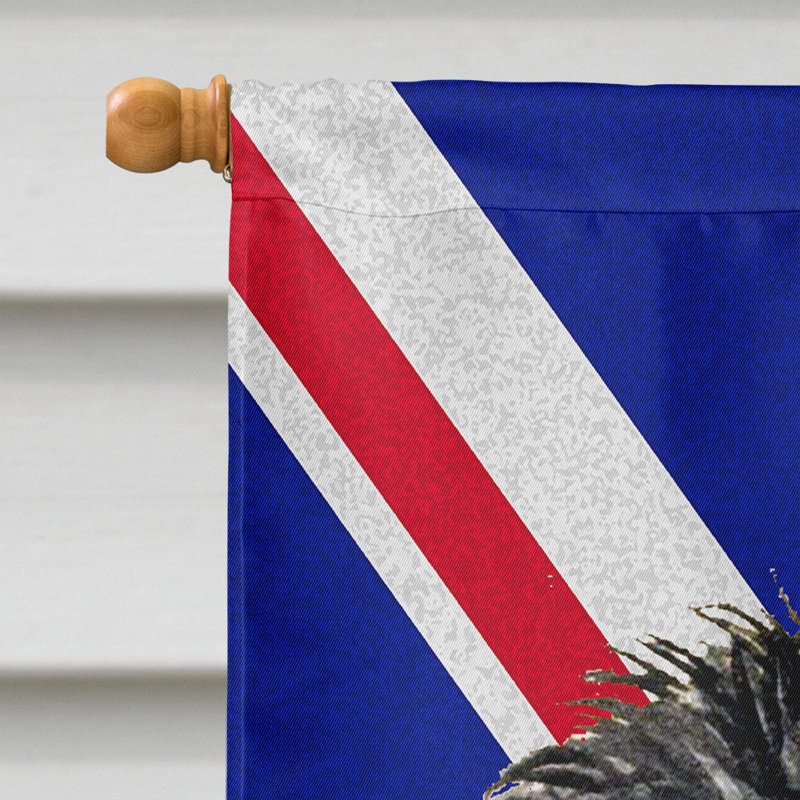 40 x 28 po en polyester britannique 2 faces english union jack drapeau maison, Affenpinscher