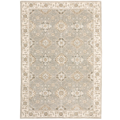 Tapis gris Alair Borders