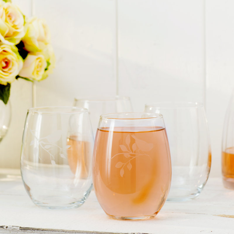 Aphra 21oz. Stemless Wine Glass Set