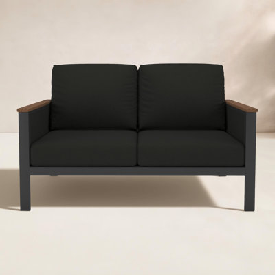 Townsend 55'' Wide Outdoor Loveseat with Sunbrella® Cushions