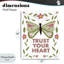 «Trust Your Heart», plaque murale symétrique, design par Susan Ball