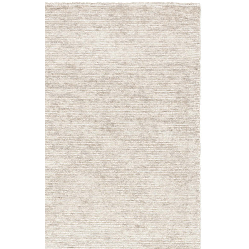 Tapis en laine et coton ivoire touffeté à la main Ebony, Tapis de couloir 2 pi 3 po x 8 pi