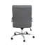 Mid-Back Executive Swivel Office Chair with Metal Frame and Arms-696376122