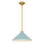 Luminaire suspendu 1 lumière avec abat-jour Bradbury-1715831640