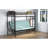 Twin Over Full Metal Bunk Bed, Multi-Function,Black