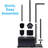 Blue Donuts Metal Toilet Brush Set-94453078