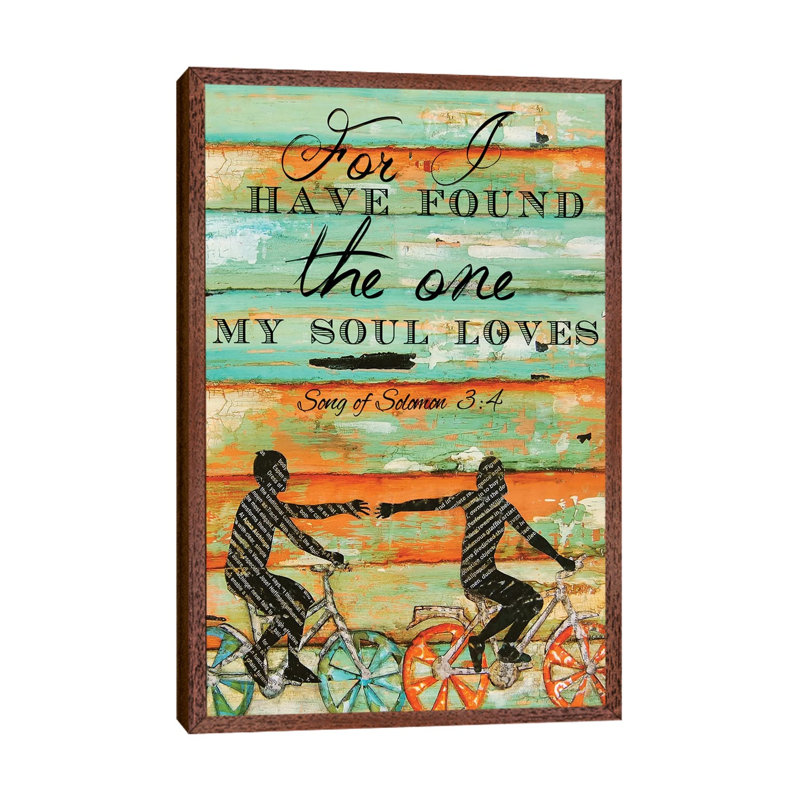For I Have Found by Danny Phillips - Print on Canvas, Classic Brown Wood Framed, 66.04cm H x 45.72cm W x 3.81cm D