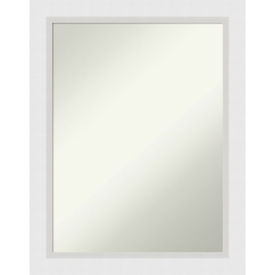 Wood Flat Wall Mirror