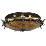 Rustic Lodge 6 - Light Semi Flush Mount