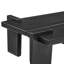 Table basse en bois de frêne massif, style médiéval minimaliste, grain de bois naturel-342372516