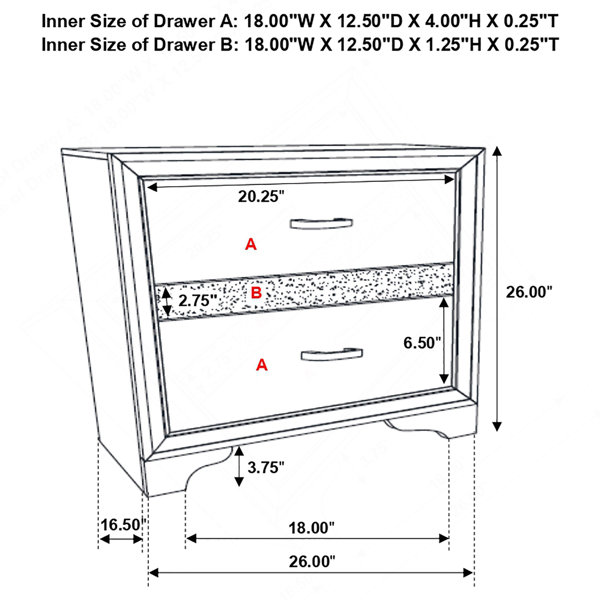 Dimensions du produit