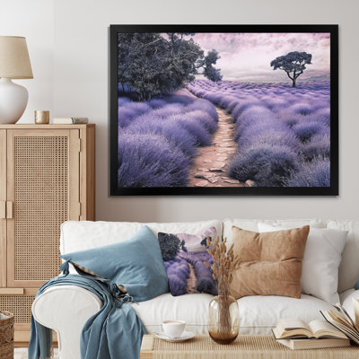 «Calming Lavender Hues II», reproduction sur toile