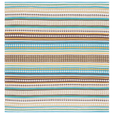 Montauk Hand Woven Cotton Striped Rug