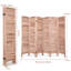 Kellerton 240cm W x 170cm H 6 - Panel Solid Wood Folding Room Divider-203919219