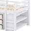 Lit mezzanine double bas avec cabinet-2130900312
