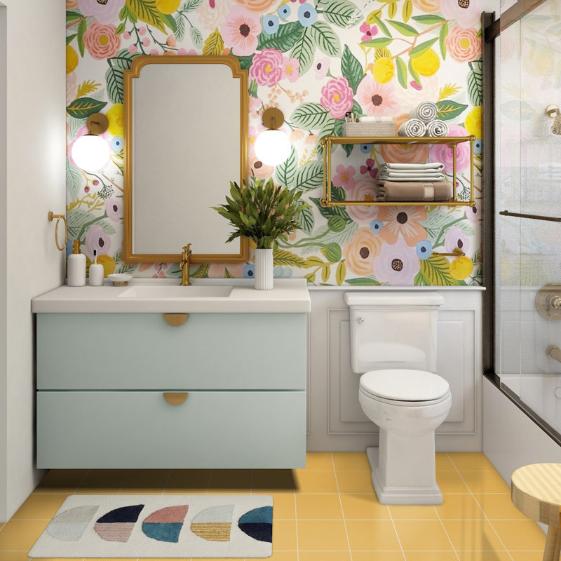 Solid 8" x 8" Cement Wall & Floor Tile, Aegean