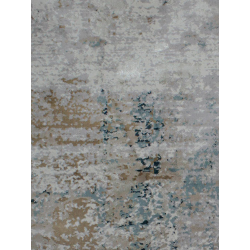 Dilara Area Rug in Grey, Rectangle 5' x 7'2"