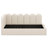 Twin Size Upholstered Daybed With Scallop-Shaped Guardrail And Hydraulic Storage, Velvet Ottoman Sofa Bed, Metal Slatted Frame-1900157325