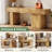 47" Solid Wood Bench, Farmhouse Entryway Bench-485741995