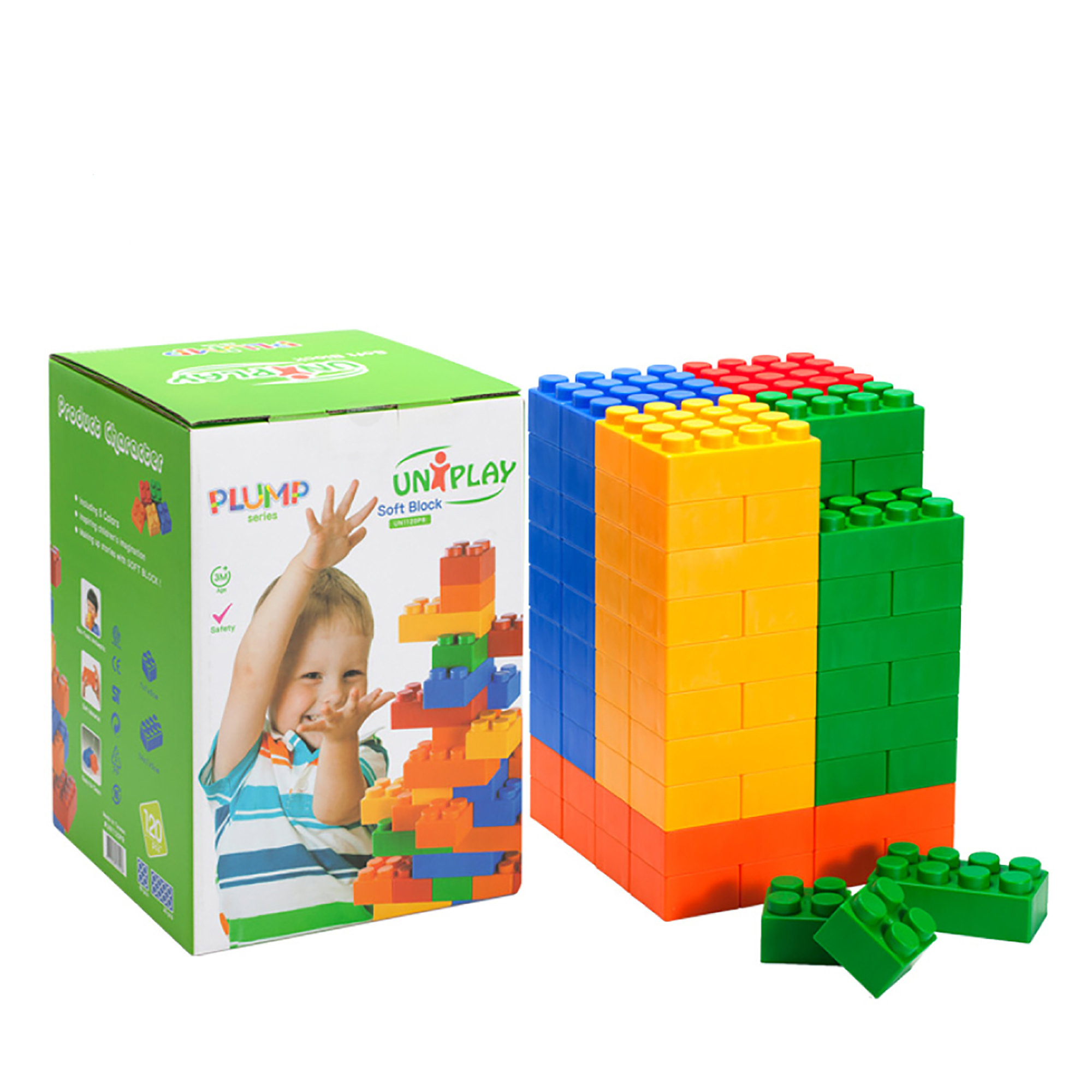 UNiPLAY Jumbo Soft Building Blocks Wayfair