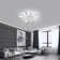 Dimmable 5-Light LED Flush Mount Ceiling Light