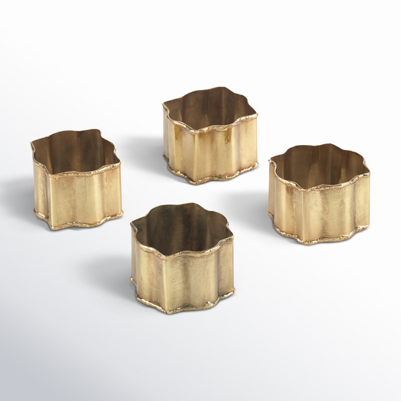 Brass Napkin Ring, Gold