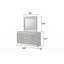 Commode 6 tiroirs Glam