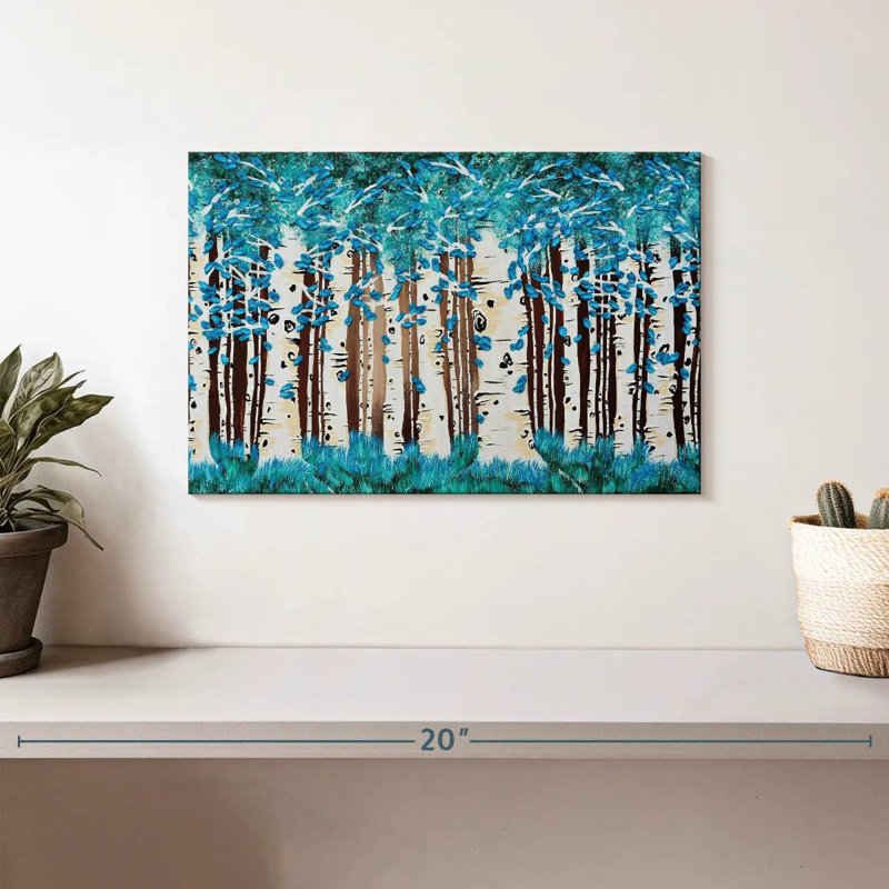 Alvord Turquoise Forest, 8" H x 12" W