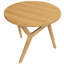 Table basse ronde 2-en-1 avec hauteur réglable