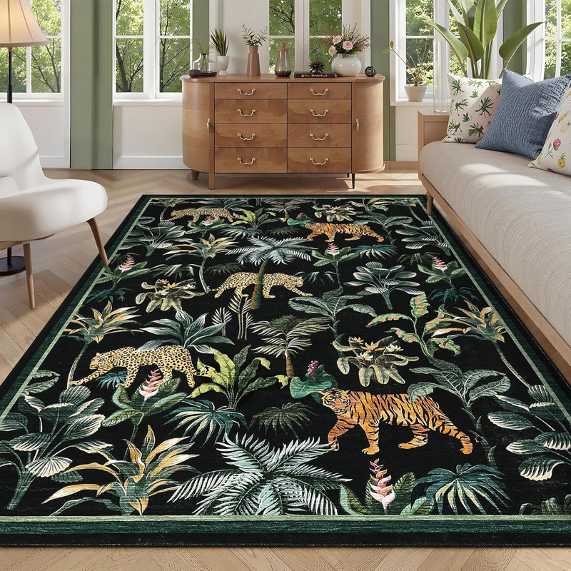 Tapis de couloir lavable Tiger, Rectangle 9 pi x 12 pi
