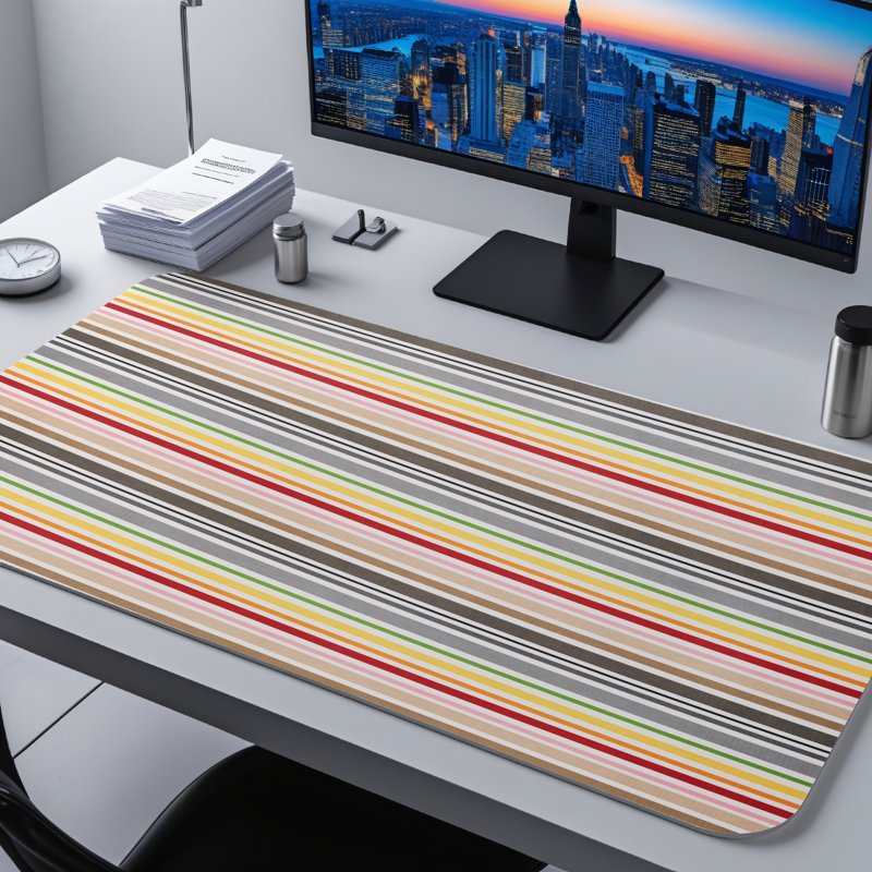 Polyester Desk Pad, 31.5x15.5