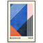Blocs de couleurs abstraites et vibrantes, bleu, rose, orange, collage de Bauhaus géométrique-99142226-99142227