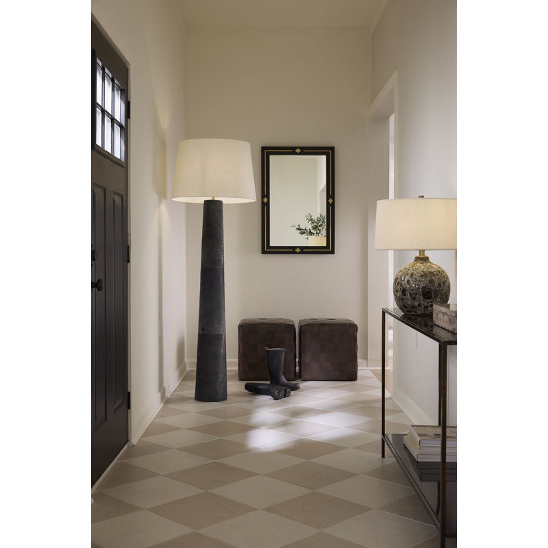 Robertson Hide Floor Lamp, Slate, Slate