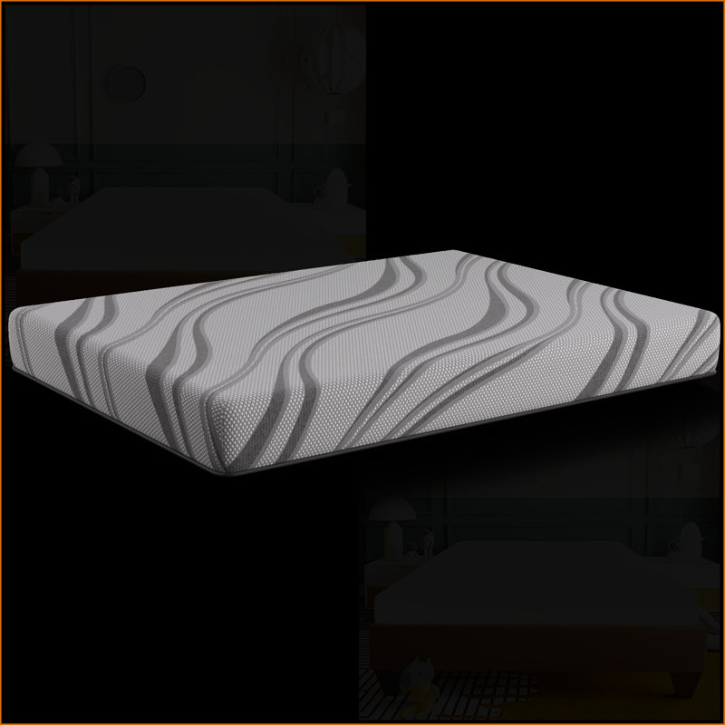 Mattresses | King Size 8'' Firm Gel Memory Foam Mattress, Ultra Cooling Responsive, Greenguard Gold Certified, Made in USA | Charcoal Gray | Foam